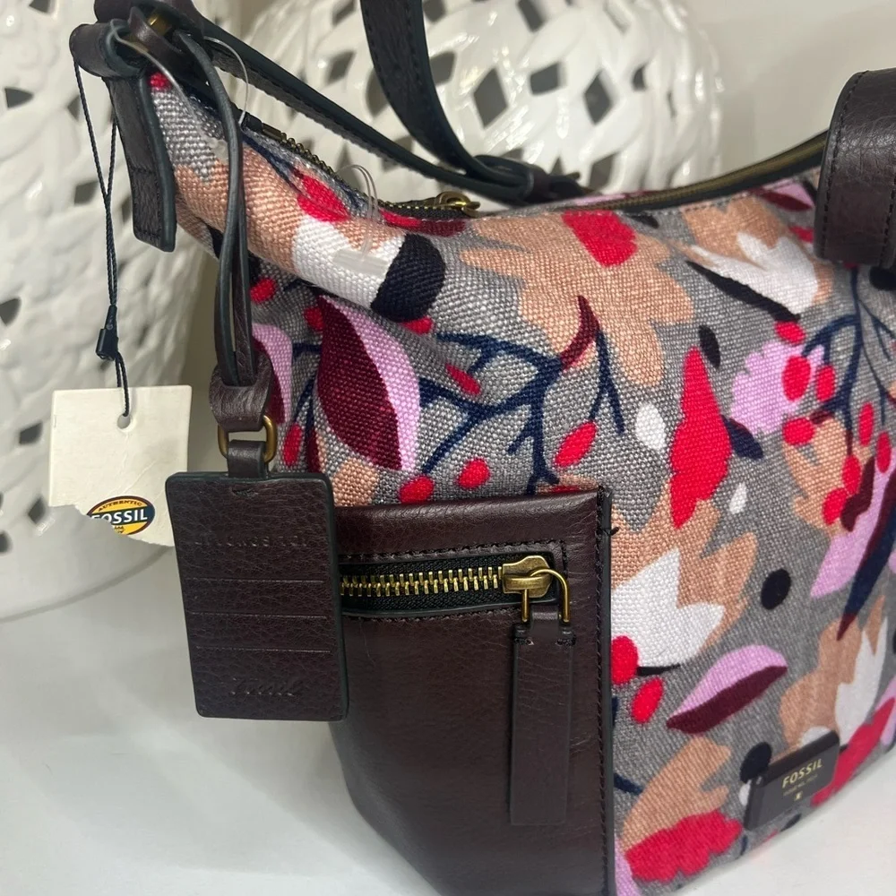 New Fossil Emerson Women's Small Hobo Crossbody Bags Variety Colors NWT